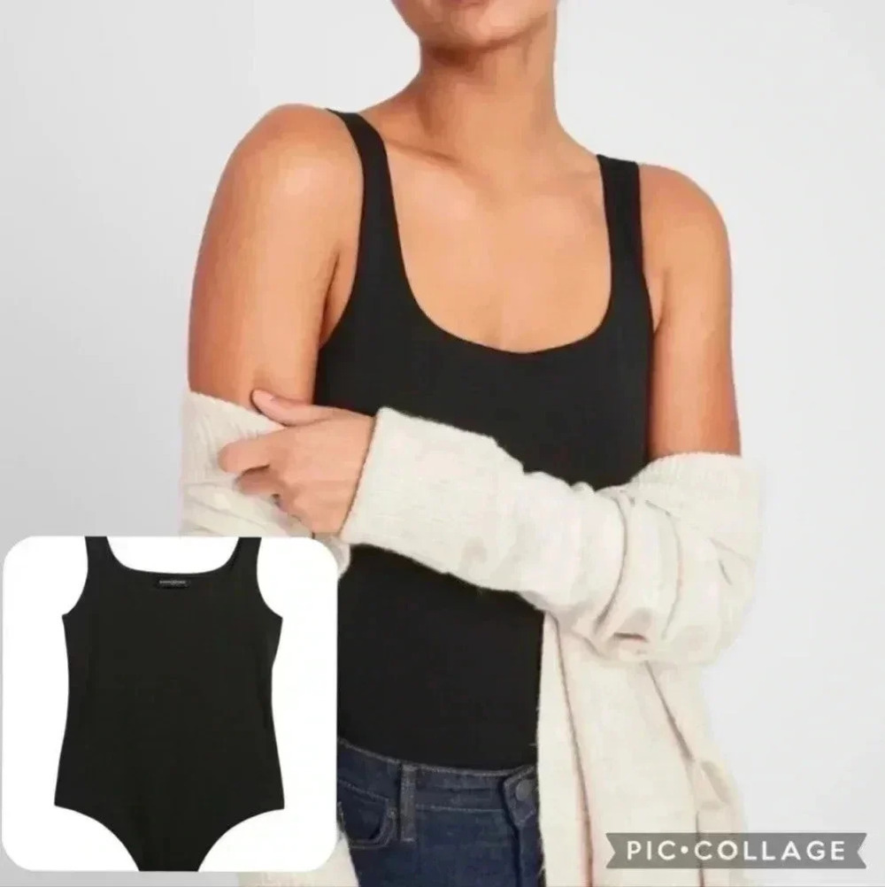 Banana Republic Black Bodysuit Size XS